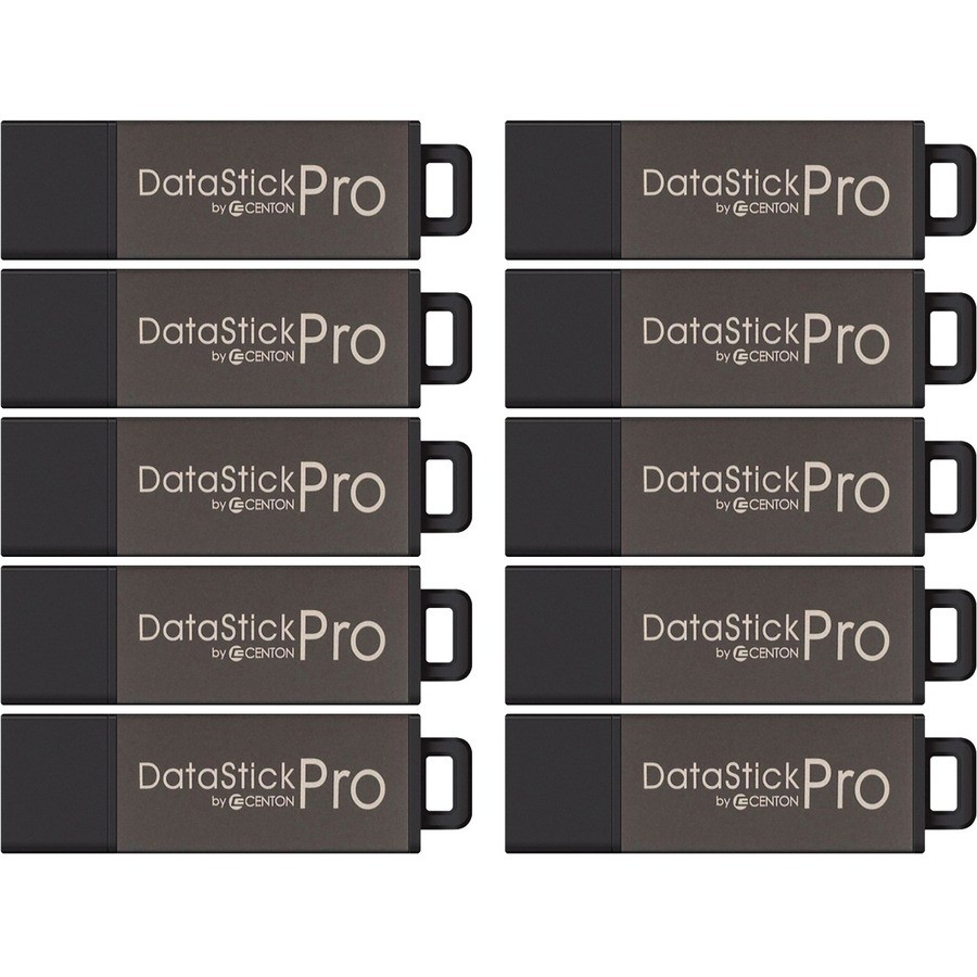 Centon 16GB DataStick Pro USB 2.0 Flash Drive - 10 Pack