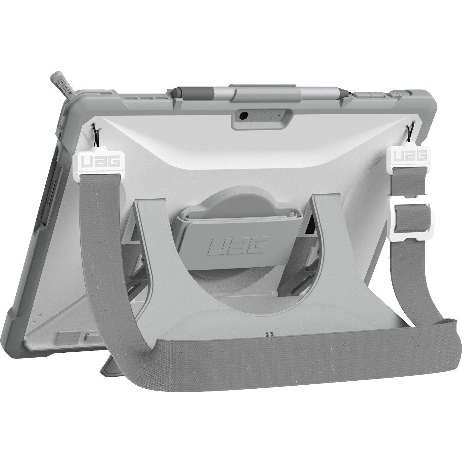 Urban Armor Gear Plasma Carrying Case Microsoft Surface Pro 10, Surface Pro 11, Surface Pro 9 Tablet - White, Gray