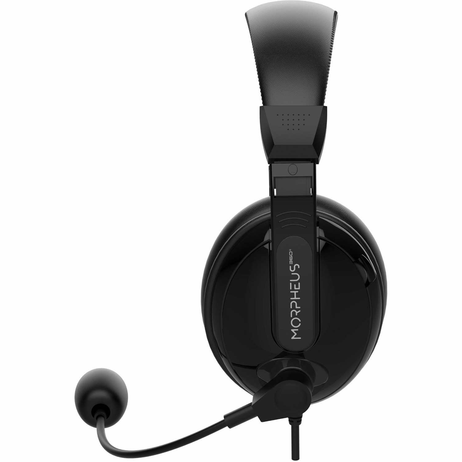 Morpheus 360 Basic Multimedia Stereo Headset - Adjustable Microphone - Lightweight Comfortable Design - Eco Leather Ear Cushions - HS3000S