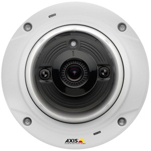 AXIS M3025-VE 2 Megapixel Indoor/Outdoor Network Camera - Color, Monochrome - Dome - White