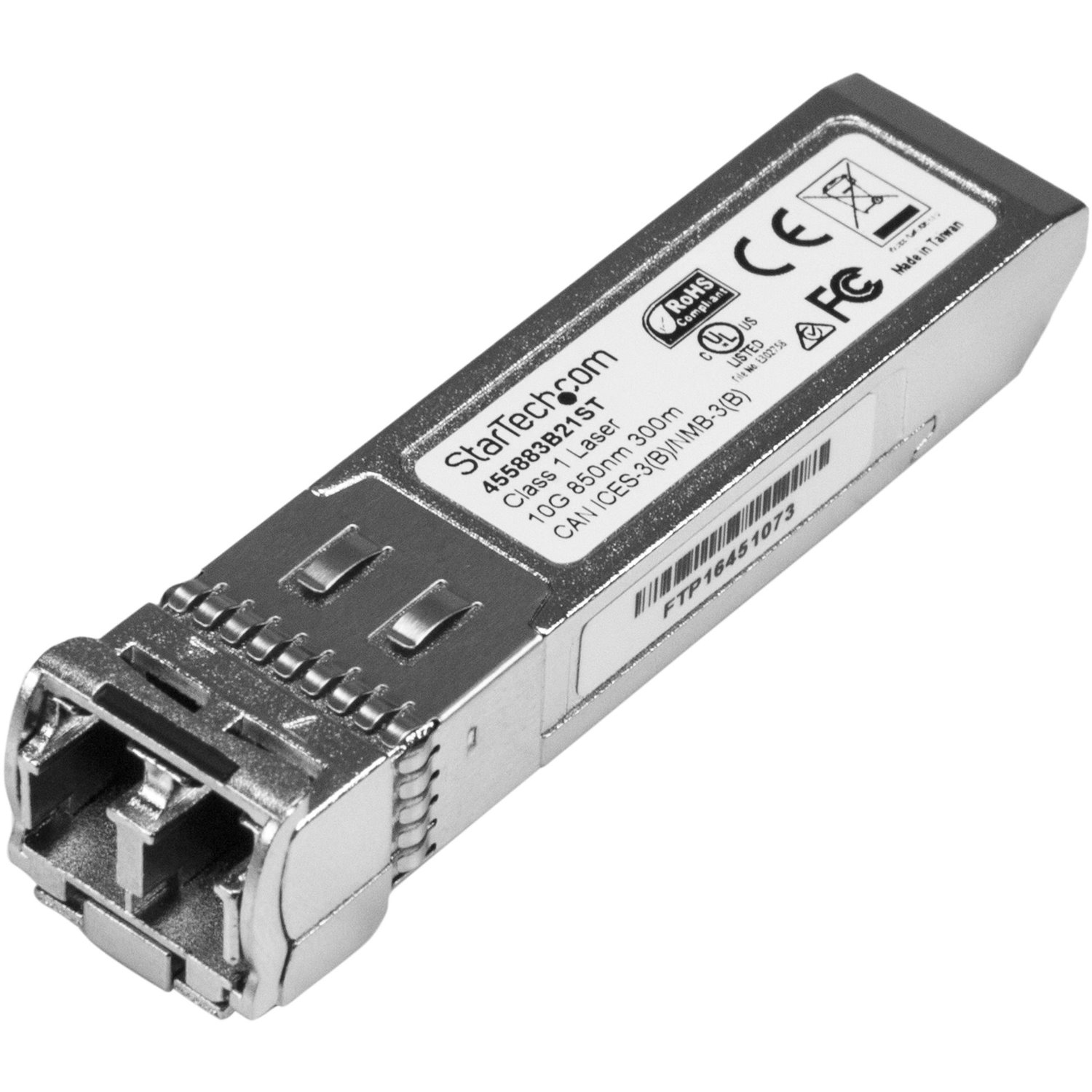 StarTech.com SFP+ - 1 x LC 10GBase-SR Network - 1 Each - TAA Compliant