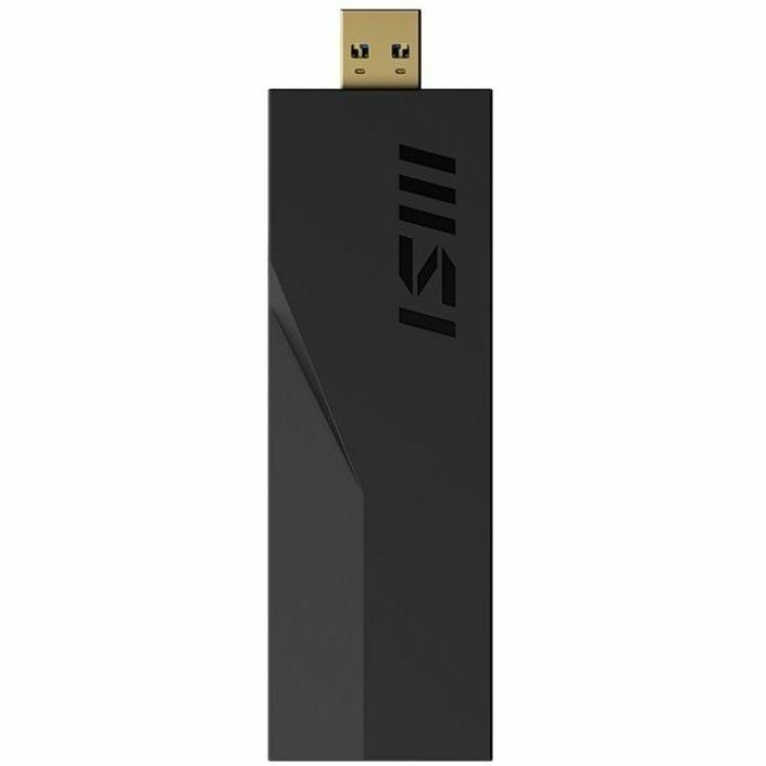 MSI GUBE65 IEEE 802.11a/b/g/n/ac/ax/be Tri Band Wi-Fi Adapter for Router, Access Point, Desktop Computer, Notebook