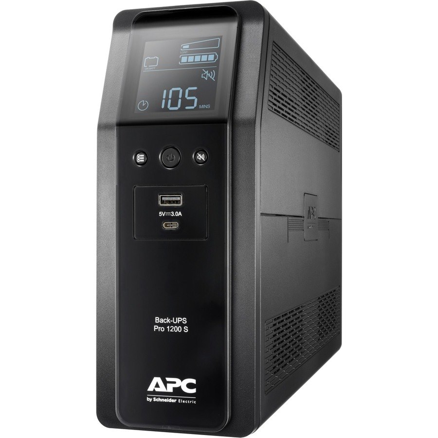 APC by Schneider Electric Back-UPS Pro BR1200SI Line-interactive UPS - 1.20 kVA/720 W