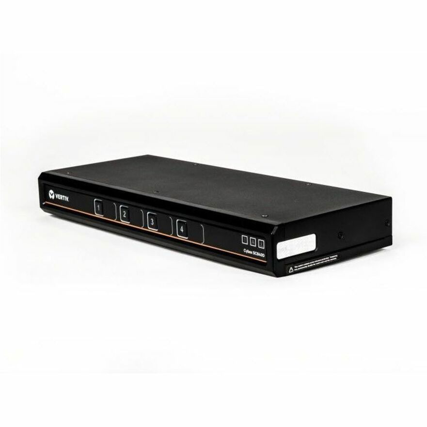 Vertiv Cybex SC800 Secure Desktop KVM| 4 Port Single-Head| DisplayPort| TAA