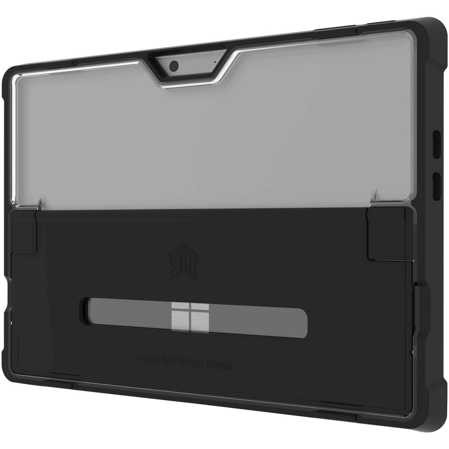 STM Goods Dux Shell Rugged Case for Microsoft Surface Pro 9, Surface Pro 10, Surface Pro 11 Tablet - Black