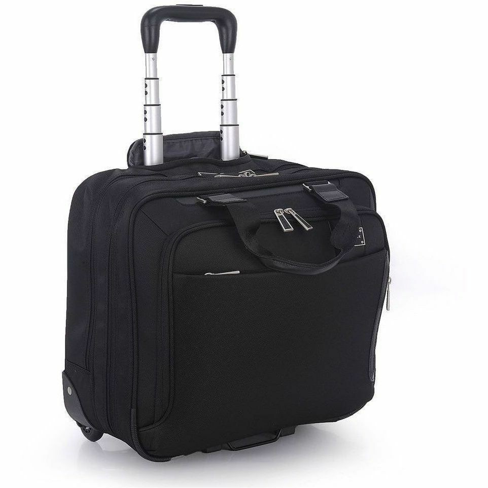 ECO STYLE Tech Exec Carrying Case (Roller) for 16" iPad Notebook - Black