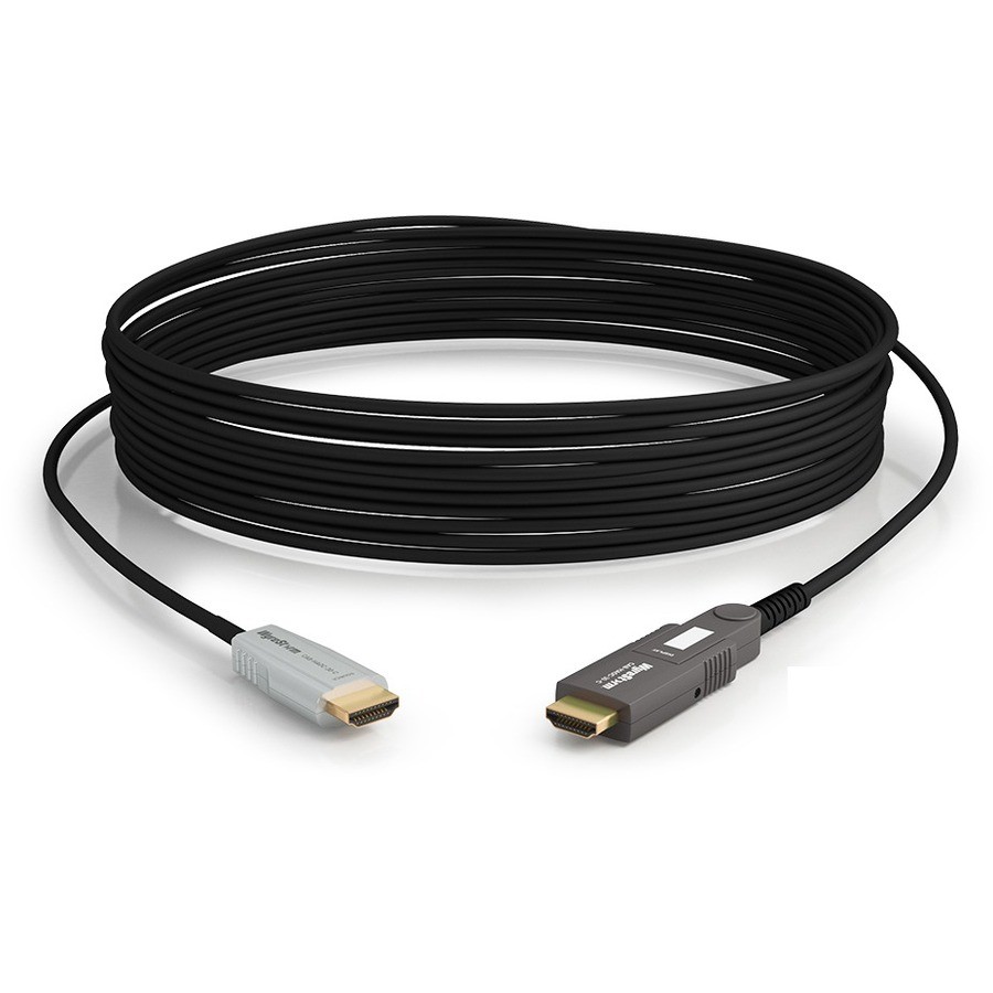 WyreStorm 24Gbps 4-core Active Optical HDMI Cable with detachable RX head | 4K HDR 4:4:4/60, ARC, CEC, ALLM & VRR | ISF Certified (20m/65ft) Plenum, FT6