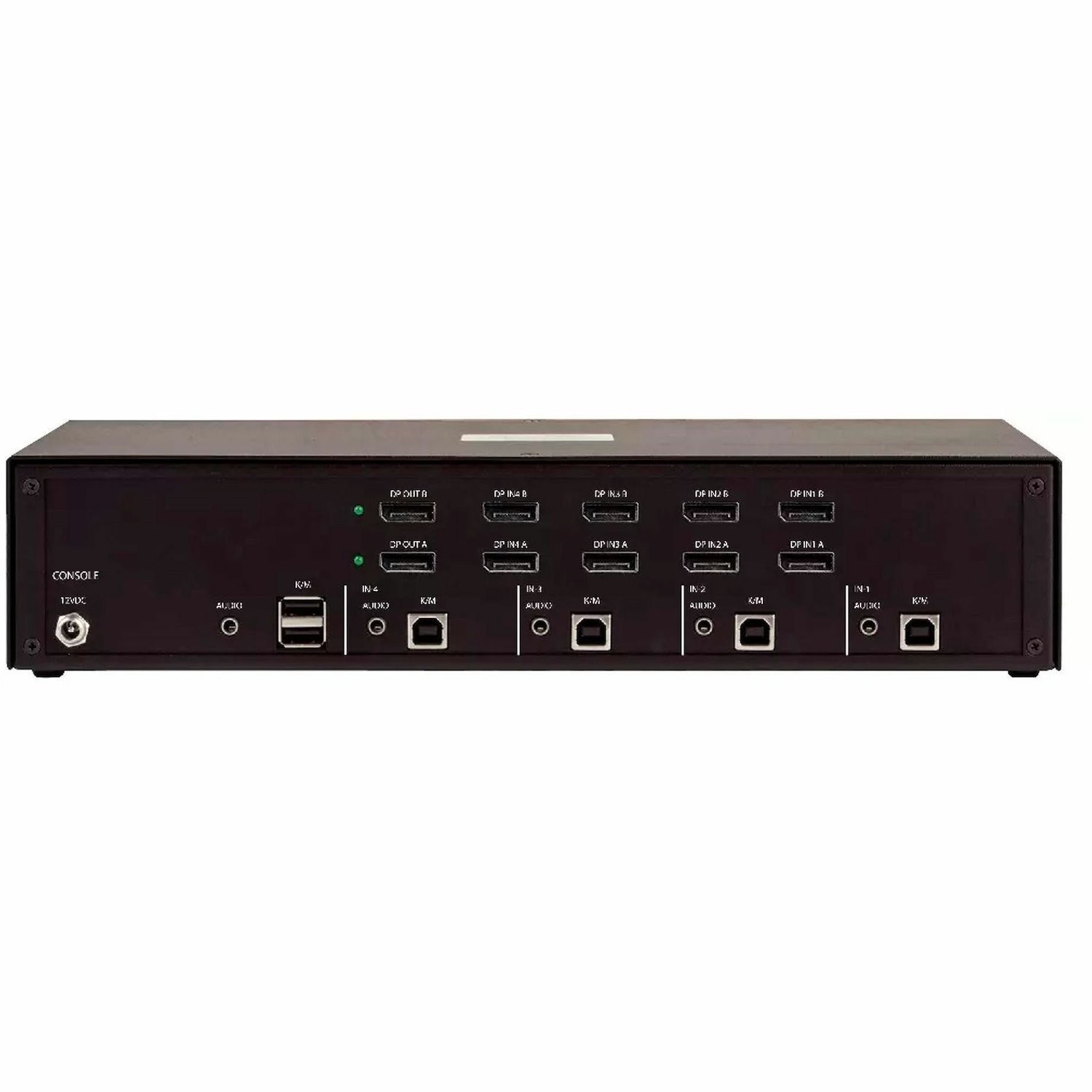 StarTech Secure 4-Port Dual-Monitor KVM Switch, DisplayPort, 4K 30Hz, NIAP 4.0, Made in the USA