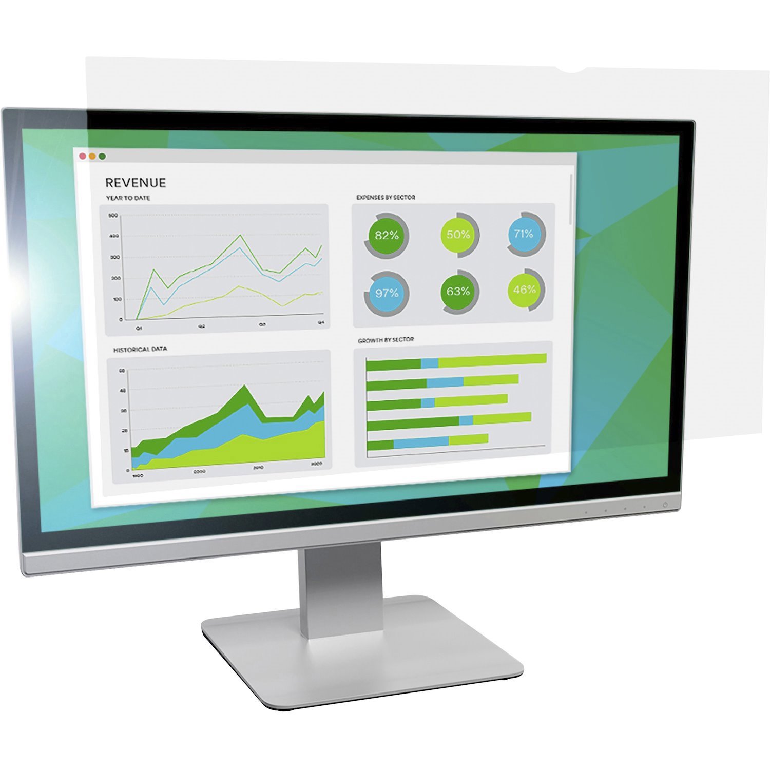3M&trade; Anti-Glare Filter for 22in Monitor, 16:10, AG220W1B