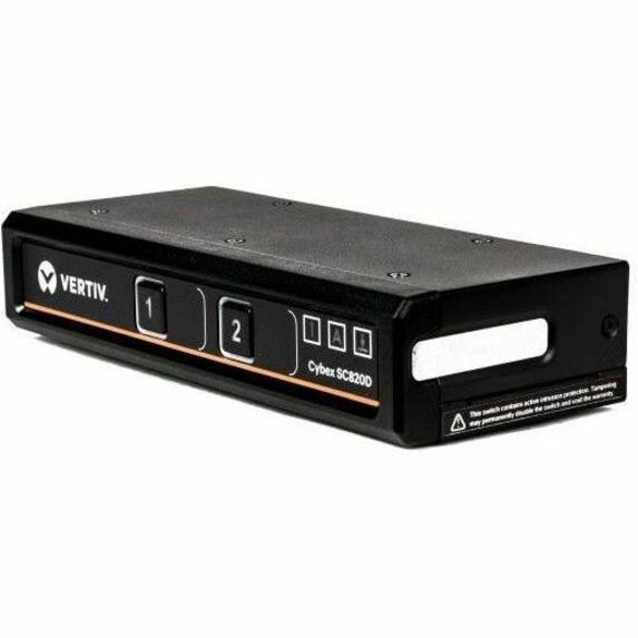 Vertiv Cybex SC800 Secure KVM | 2 Port | Secure Desktop KVM Switch (SC820D-001)