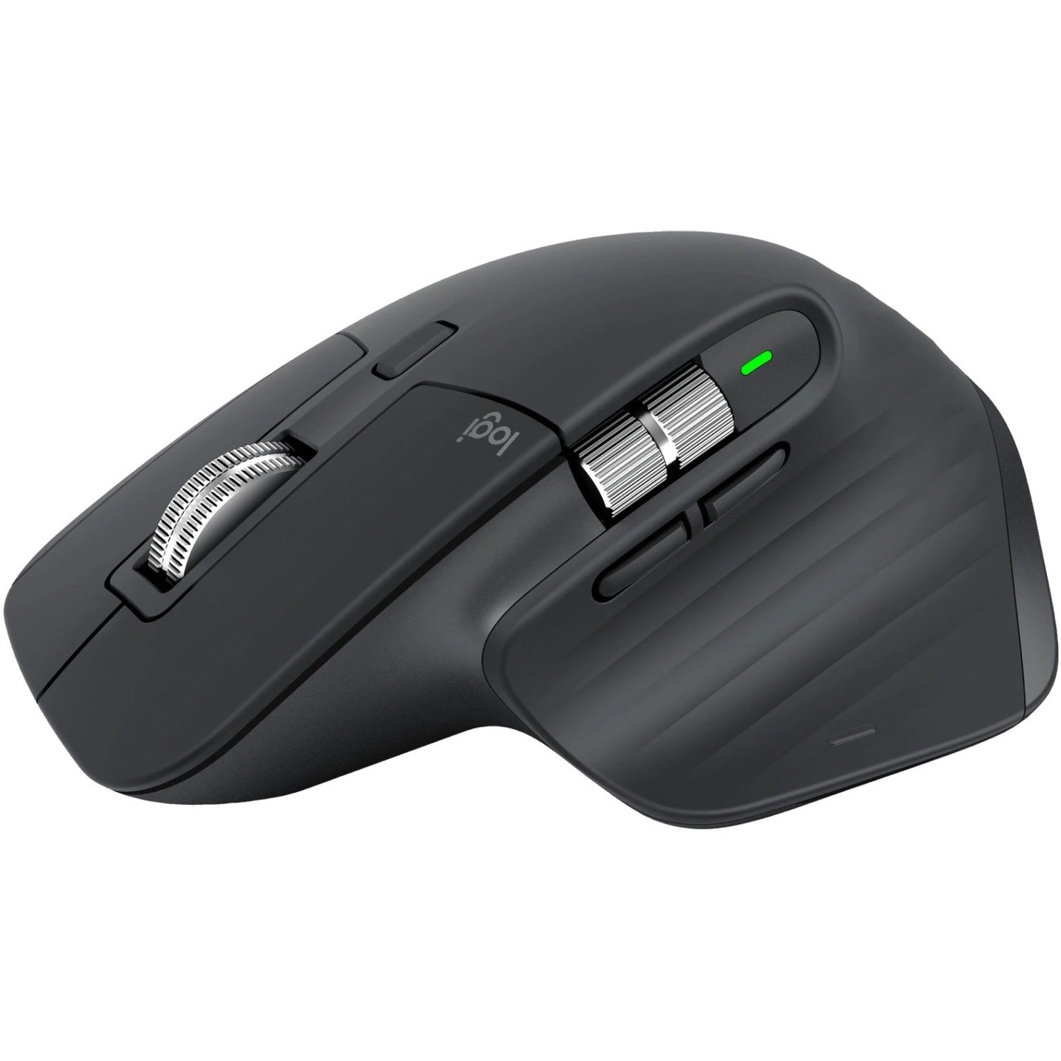 Logitech MX MASTER 3S Mouse - Bluetooth/Radio Frequency - USB - Darkfield - 7 Button(s) - Graphite
