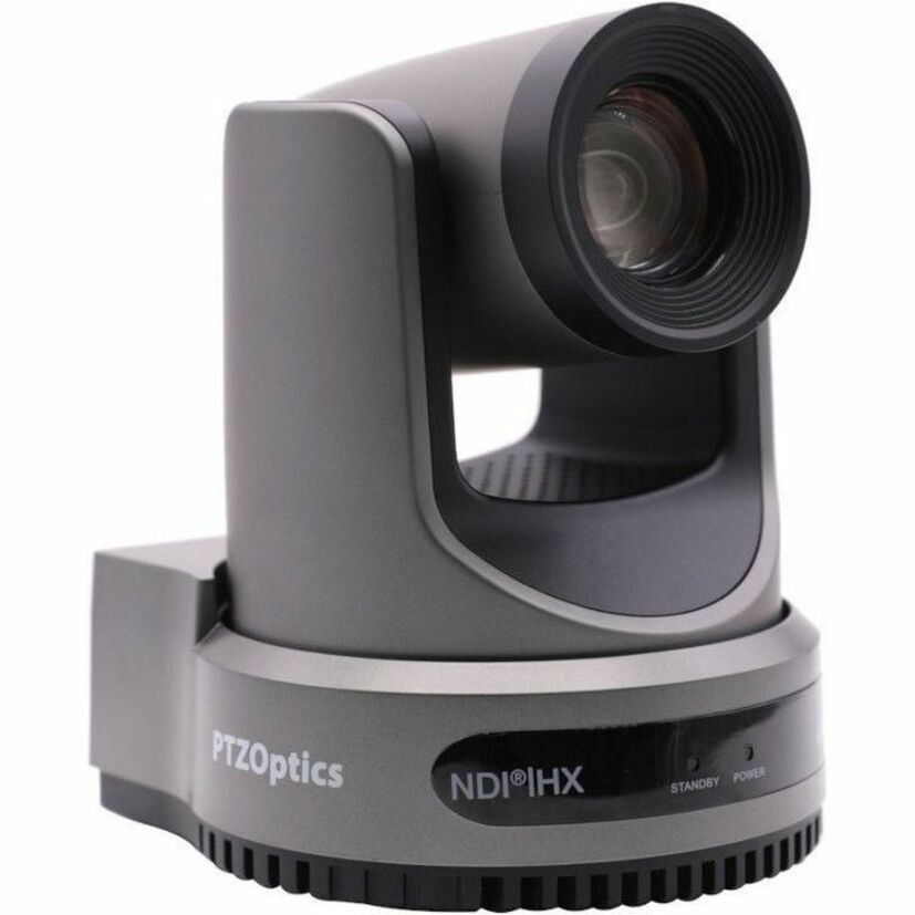 PTZOptics MOVE PT20X-4K-GY-G3 8.4 Megapixel Indoor 4K Network Camera - Color - Gray