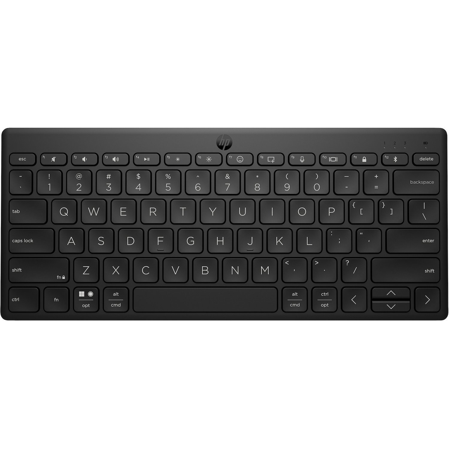 HP 350 Rugged Keyboard - Wireless Connectivity - Black