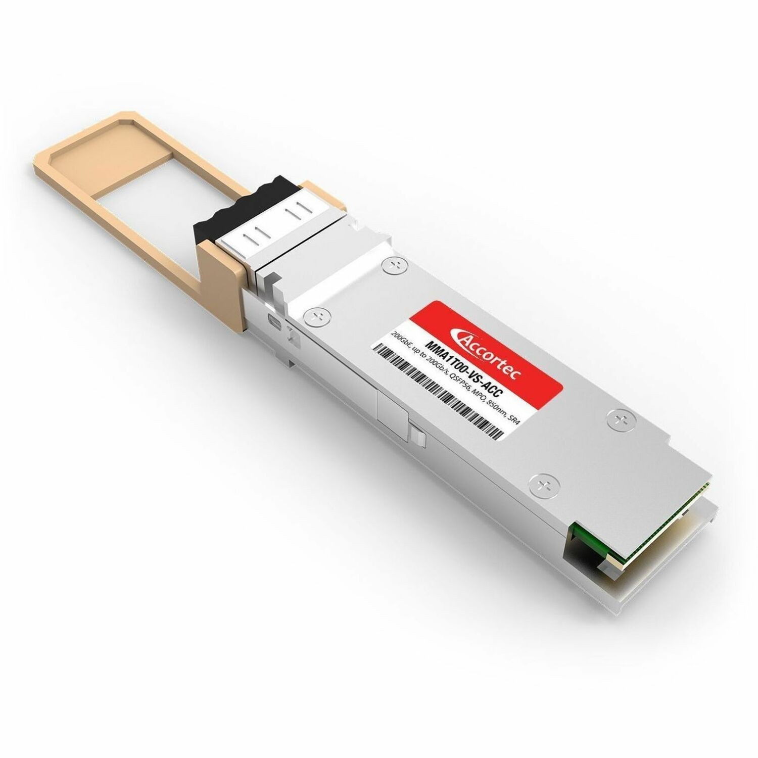 Accortec Mellanox Compatible 200Gbase-Sr4 QSFP56 Mpo-12 100M 850NM Transceiver