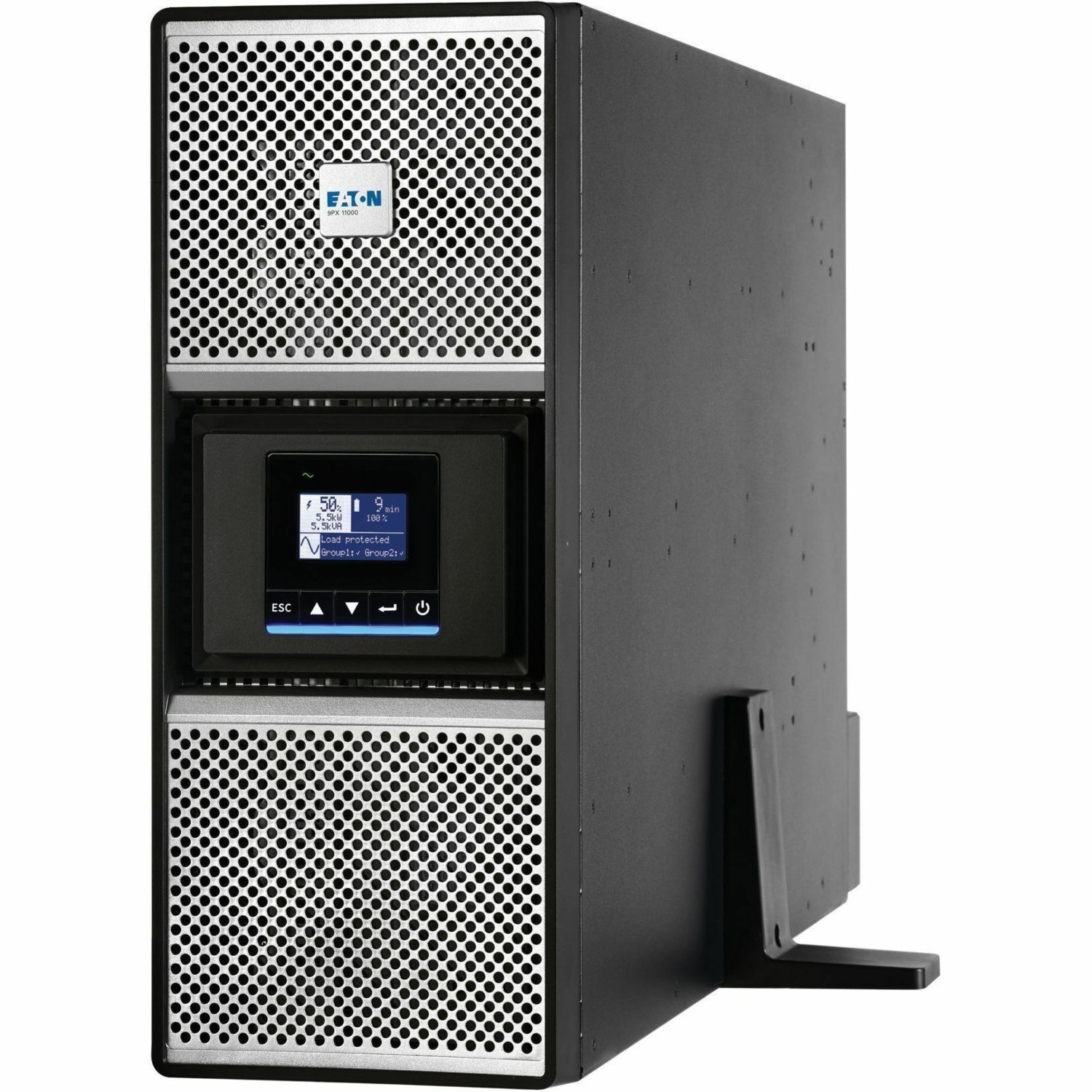 Eaton 9PX G2 11000VA 11000W 208V Online Double-Conversion UPS - Hardwired Input, 4 L6-30R/Hardwired Output, Cybersecure Network Card, Extended Run, 4U Rack/Tower