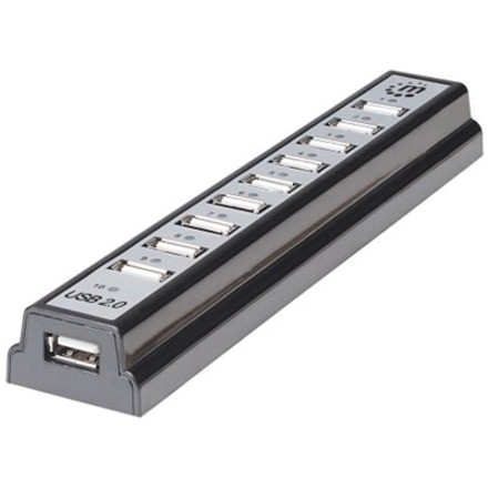 Manhattan 10 Port Usb 2.0 Dekstop Hub