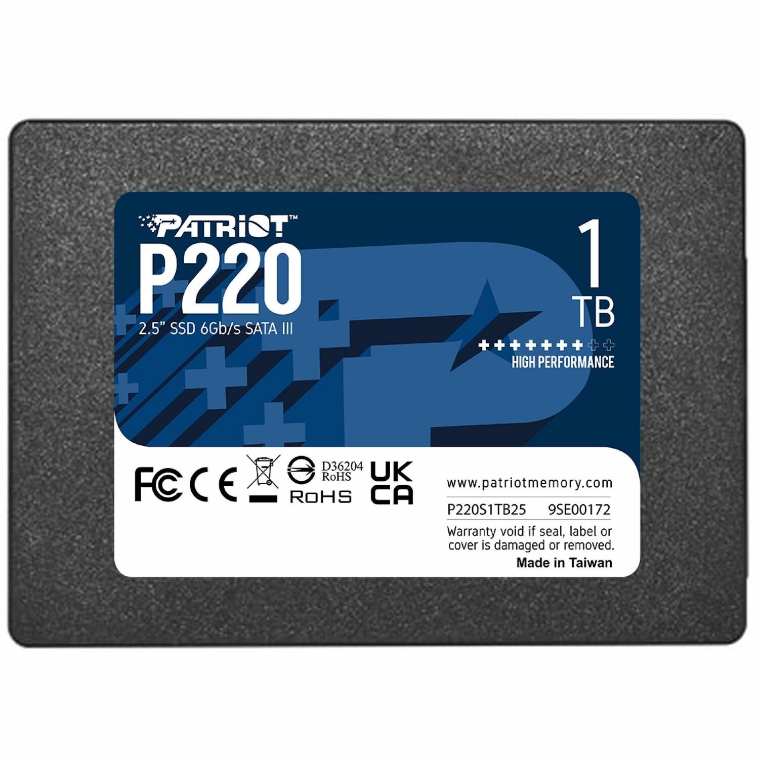 Patriot Memory P220 1 TB Solid State Drive - 2.5" Internal - SATA (SATA/600)