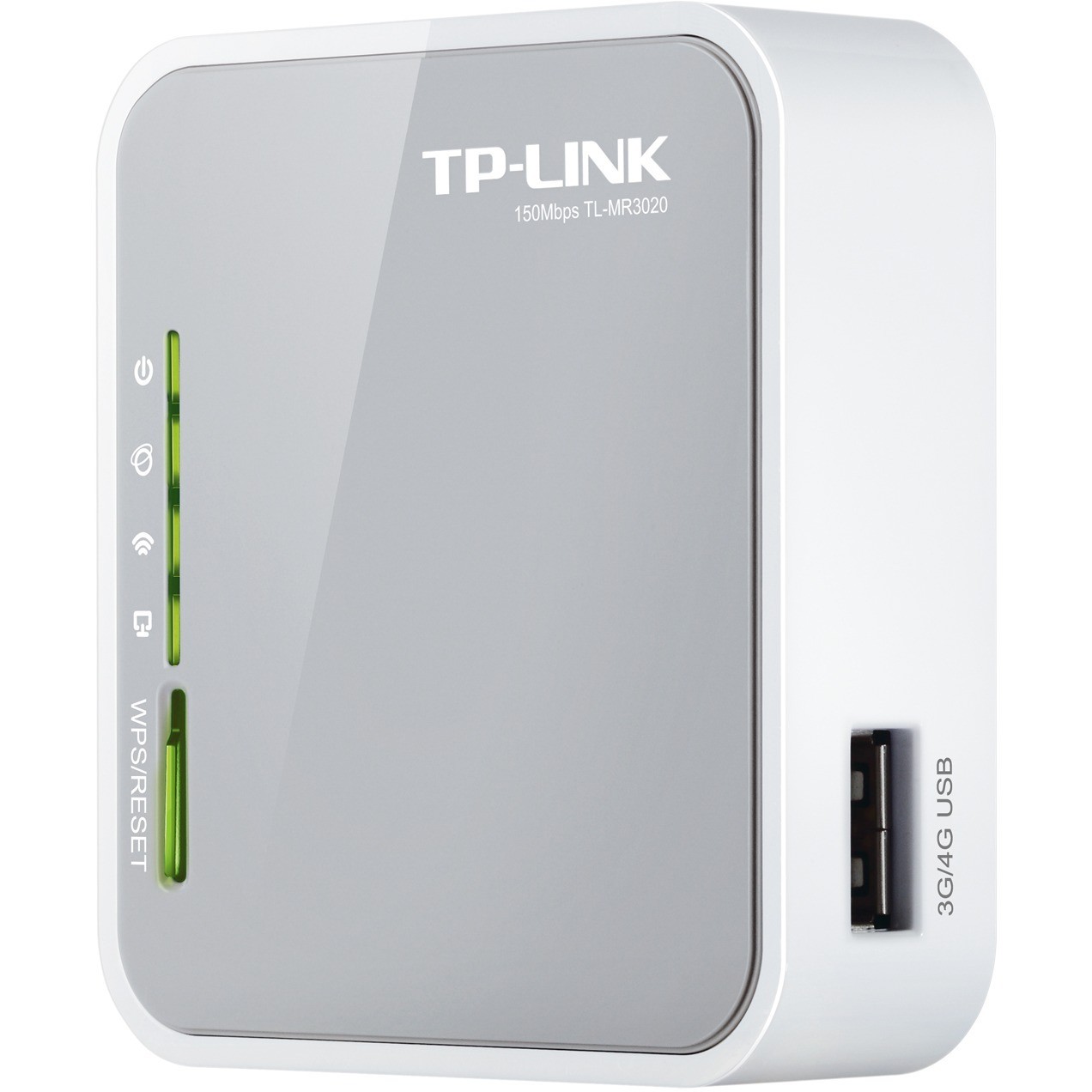 TP-LINK TL-MR3020 3G/4G Wireless N150 Portable Router, AP/WISP/Router Mode, Compatible with Selected ATT/Verizon/Sprint/T-Mobile USB Modems