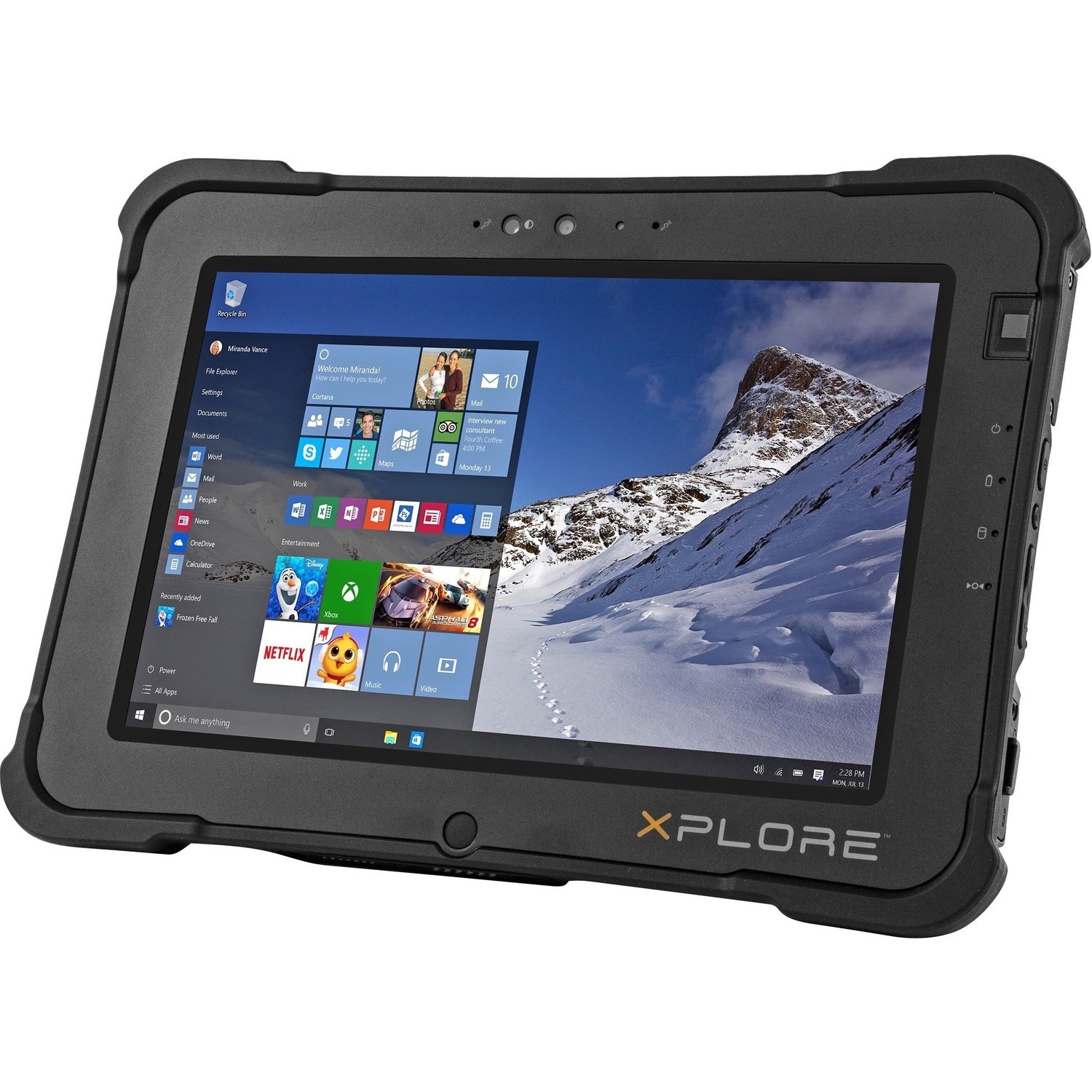 Zebra XSLATE L10 Tablet - 10.1" - 8 GB - 128 GB SSD - Windows 10