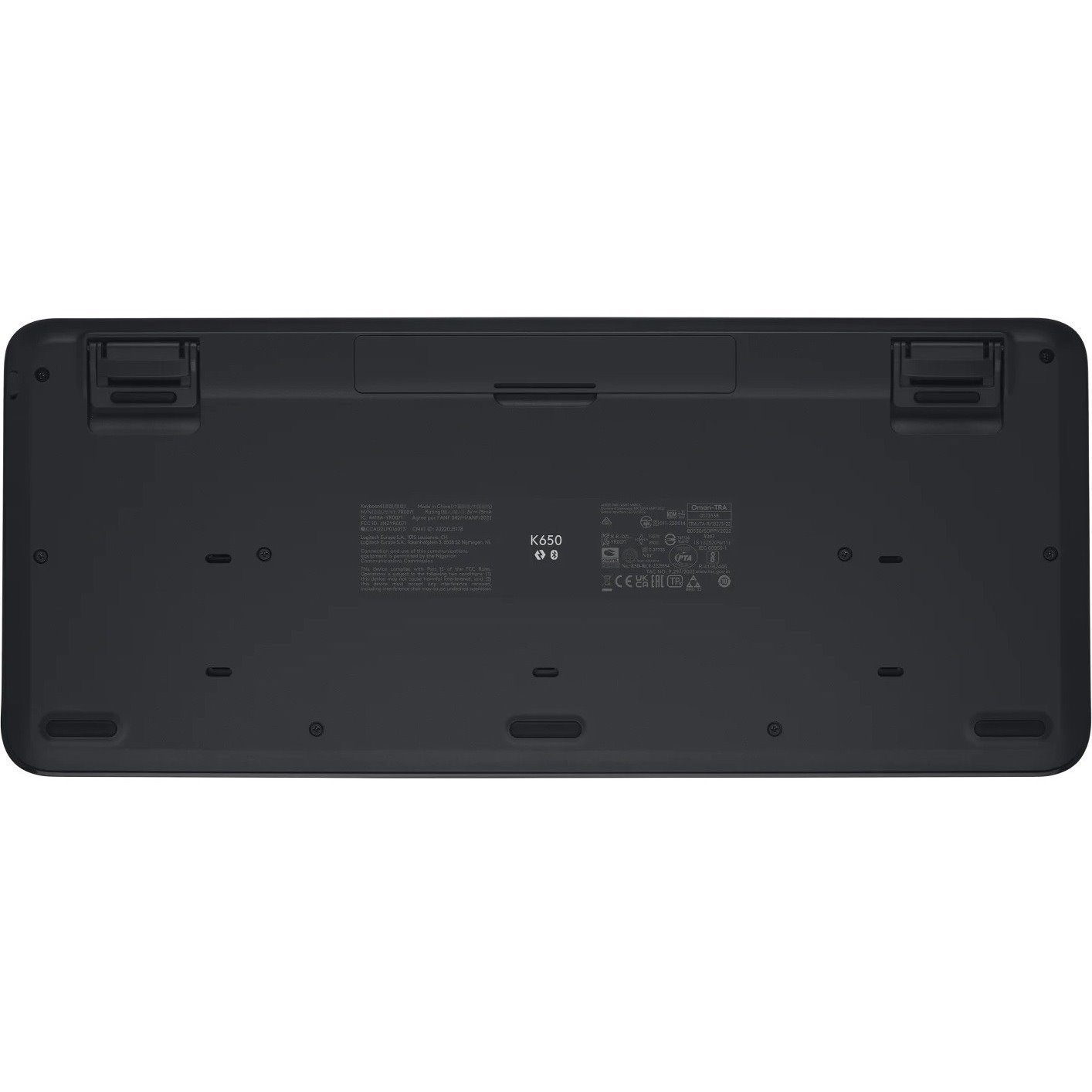 Logitech Signature K650 Keyboard - Wireless Connectivity - English - Graphite