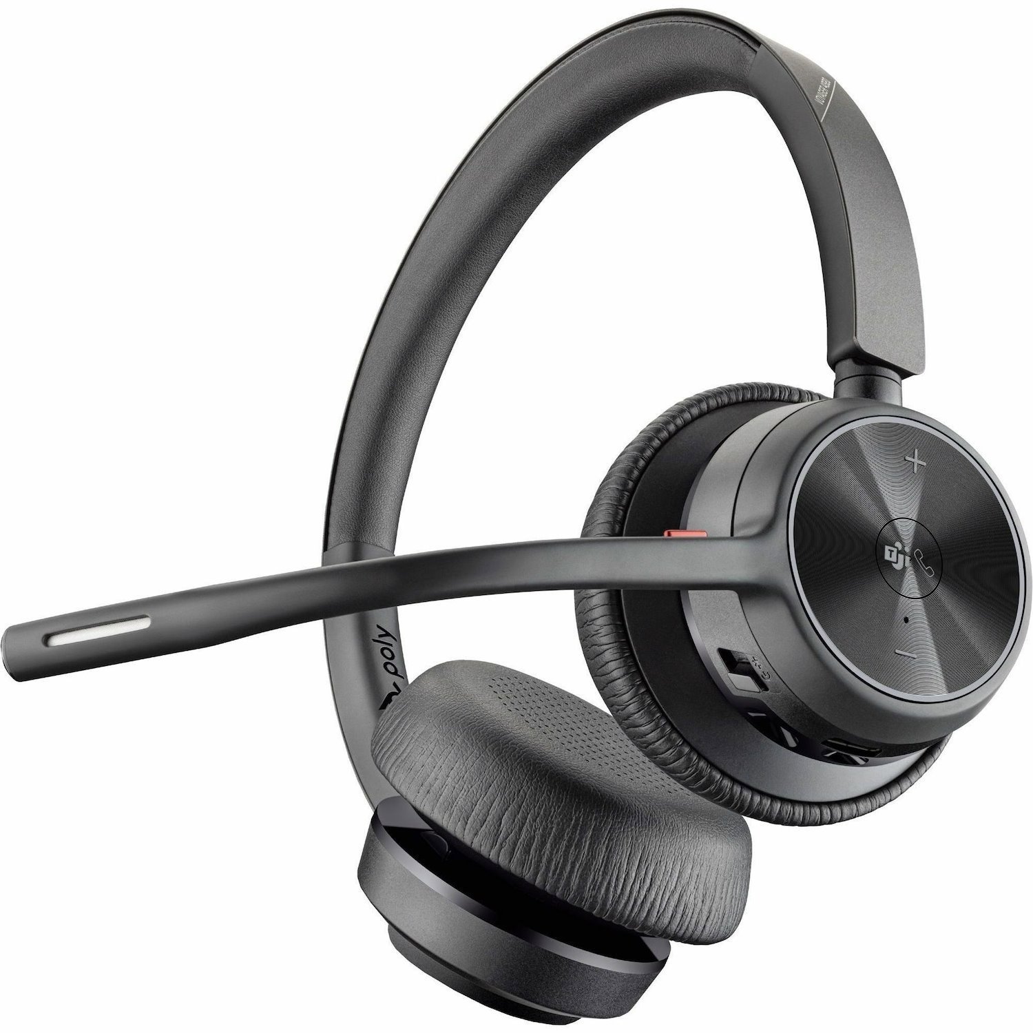 Poly Voyager 4300 UC 4320-M UC Wired/Wireless On-ear, Over-the-head Stereo Headset - Black