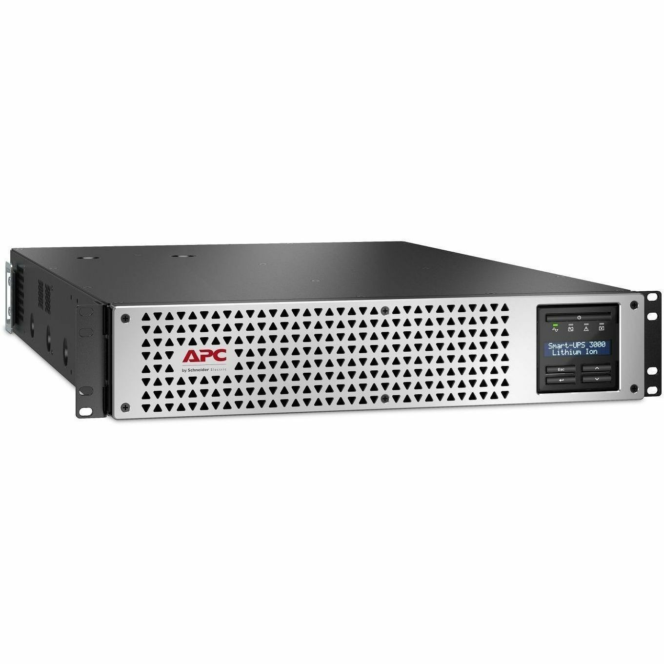 APC Smart-UPS, Line Interactive, 3kVA, Lithium-ion, Rackmount 2U, 120V, 2x NEMA 5-20R+6x NEMA 5-15R outlets, SmartConnect Port+Network Card, LCD [TAA]