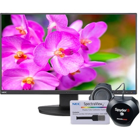 NEC Display MultiSync EA241F-BK-SV Full HD LCD Monitor - 16:9 - Black