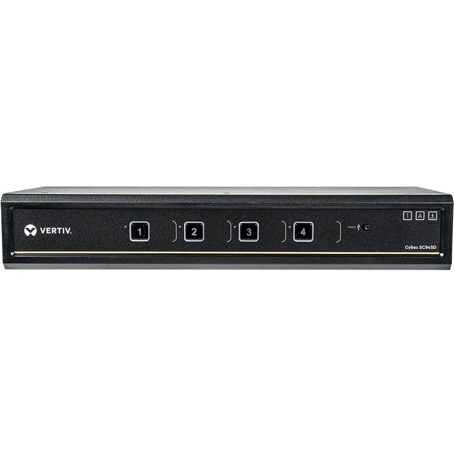 Vertiv Cybex SC900 Secure Desktop KVM|4 Port Dual-Head|DisplayPort DPP| TAA