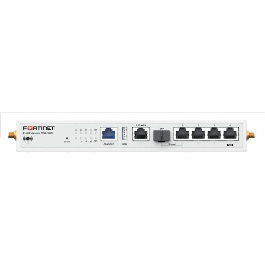 Fortinet FortiExtender FEX-511G-WIFI Wi-Fi 6 IEEE 802.11ax 2 SIM Ethernet, Cellular Modem/Wireless Router