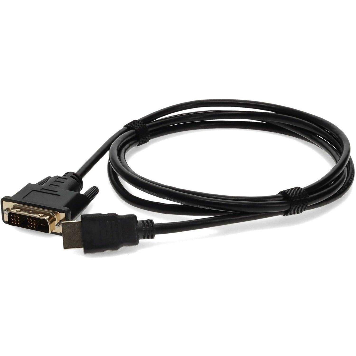 AddOn 6ft HDMI 1.3 Male to DVI-D Single Link (18+1 pin) Female Black Cable For Resolution Up to 1920x1200 (WUXGA)