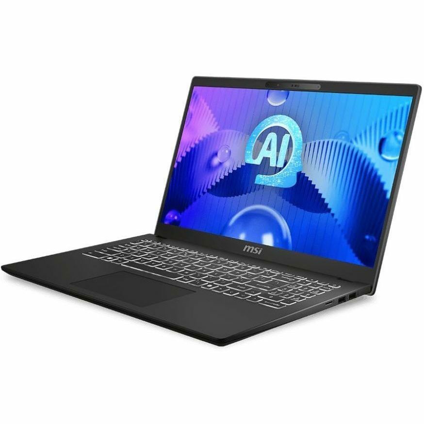 MSI Modern 15 H AI C1M Modern 15 H AI C1MG-038AU 15.6" Notebook - Full HD - Intel Core Ultra 5 125H - 16 GB - 1 TB SSD - Classic Black