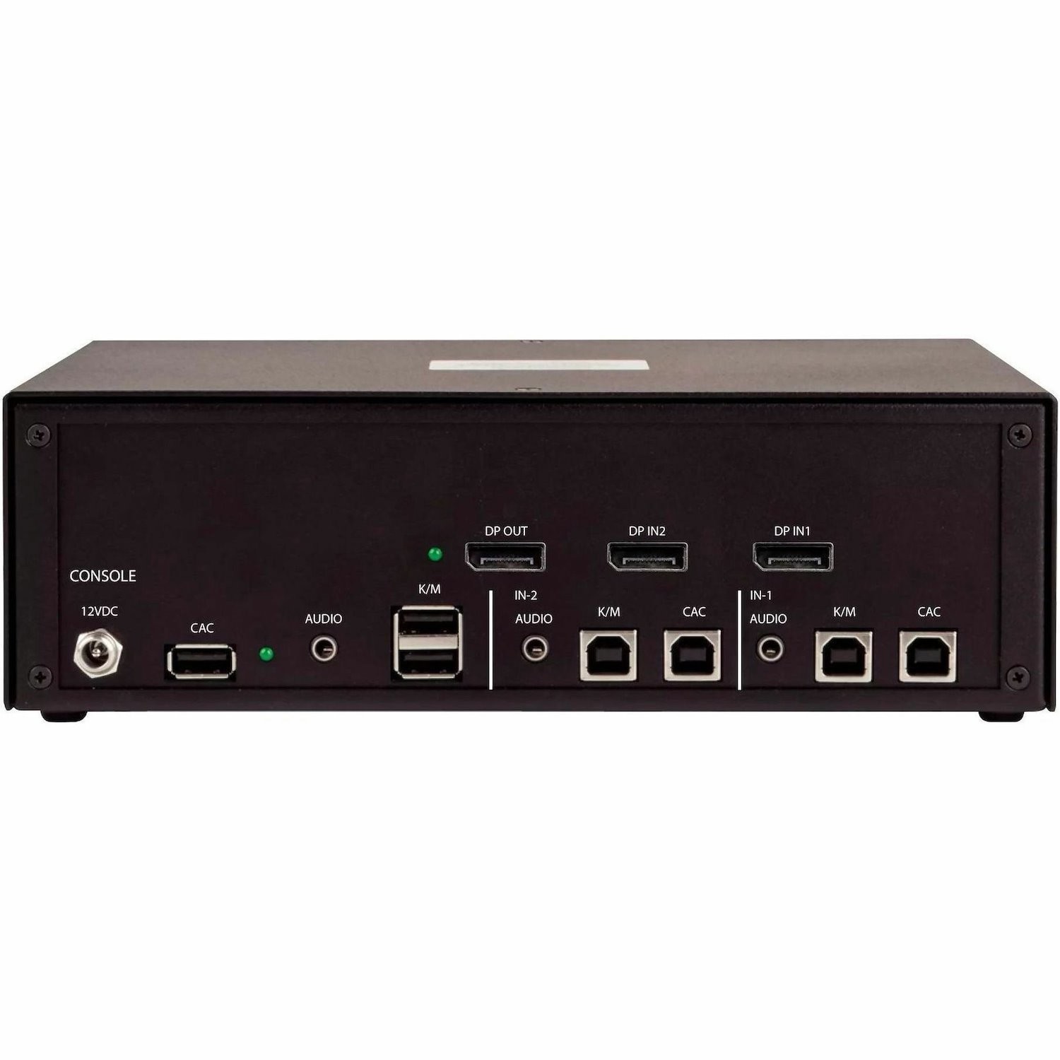 StarTech Secure 2-Port KVM Switch, DisplayPort, 4K 30Hz, NIAP 4.0, Metal Housing, Made in the USA