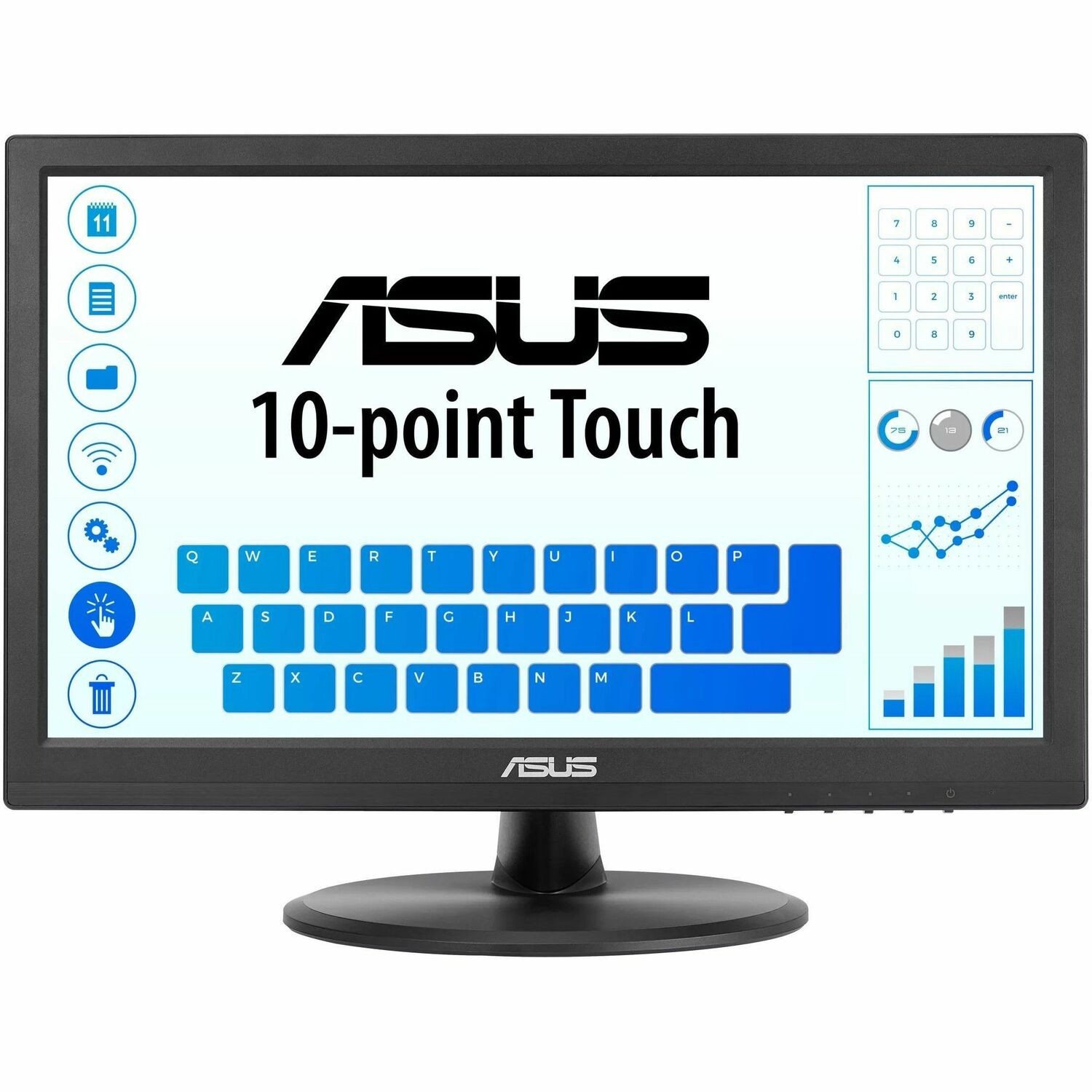 Asus VT169HE 16" Class LED Touchscreen Monitor - 16:9 - 5 ms