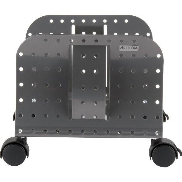 Allsop Metal Art Mobile Cpu Caddy Computer Tower Stand/Case With Wheels