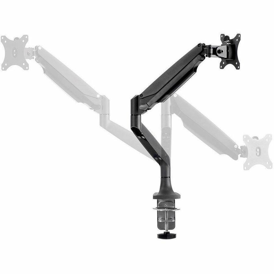 Monoprice Workstream 15526 Mounting Arm for Monitor, TV - Black - Landscape/Portrait