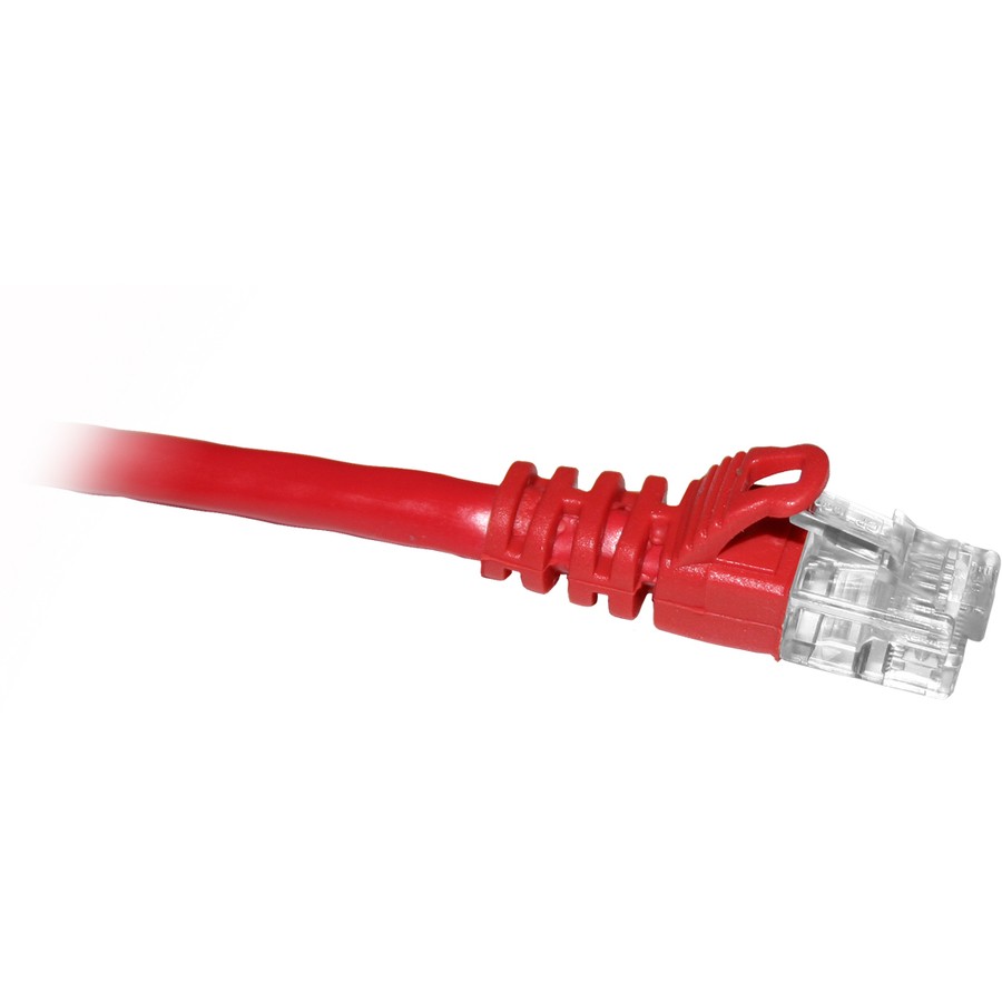 ClearLinks 100FT Cat. 6 550MHZ Red Molded Snagless Patch Cable