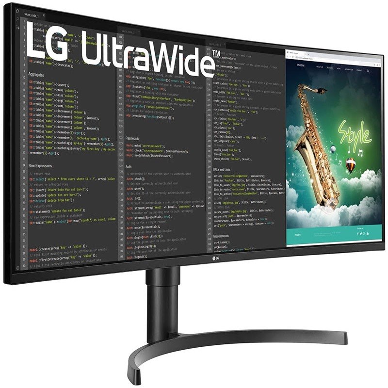 LG Ultrawide 35WN75C-B 35" Class UW-QHD Curved Screen Gaming LCD Monitor - 21:9