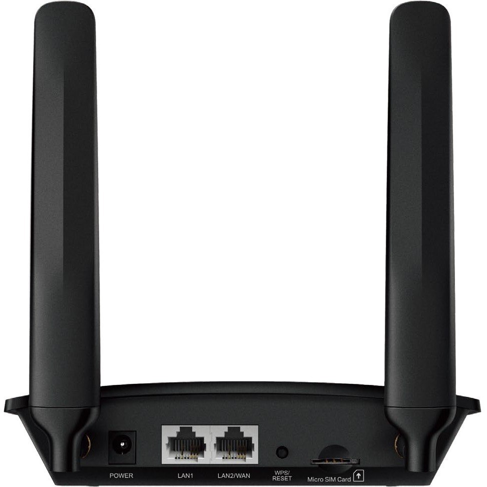 TP-Link TL-MR100 Wi-Fi 4 IEEE 802.11b/g/n Cellular, Ethernet Modem/Wireless Router