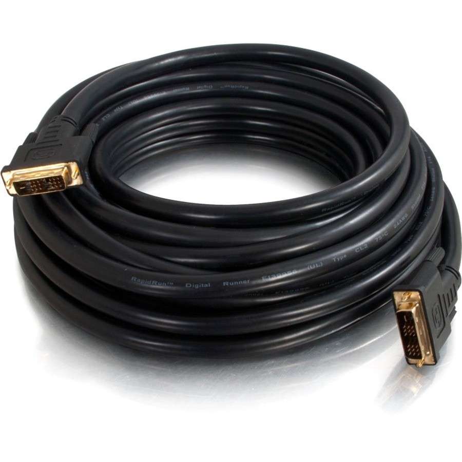 Cables To Go C2G Pro Series Dvi-D (M-M) Dual Link Digital Video Cable, CL2-Rated, Black, 100FT