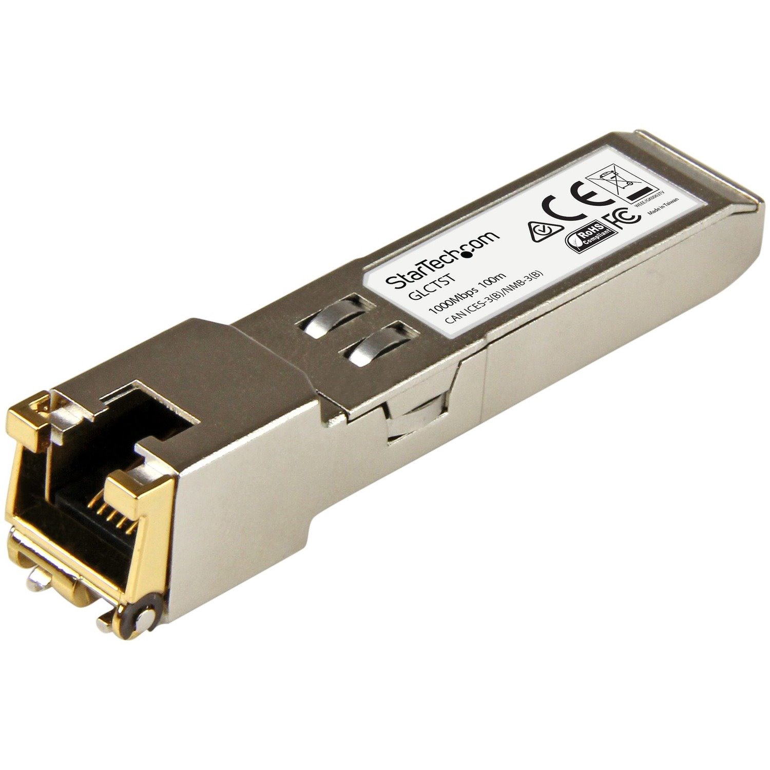 StarTech.com SFP (mini-GBIC) - 1 x RJ-45 1000Base-T Network LAN - 1 Each