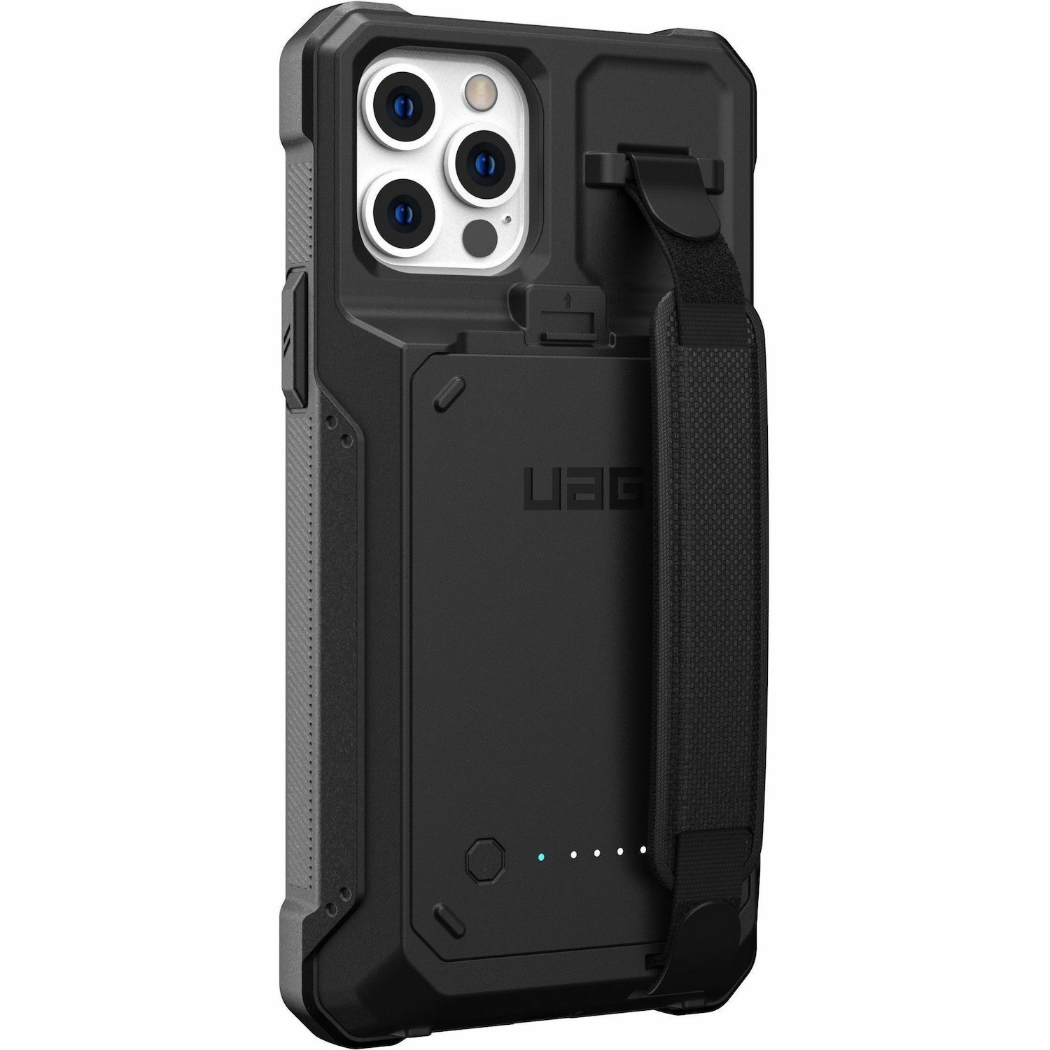 Urban Armor Gear Rugged Carrying Case Apple iPhone 12, iPhone 12 Pro Smartphone - Black