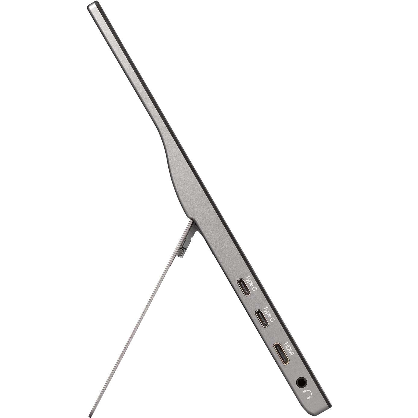 ViewSonic 15.6 Inch 1080p Portable Monitor with 2 Way Powered 60W USB C, IPS, Eye Care, Dual Speakers, Built in Stand with Smart Cover (VG1655)