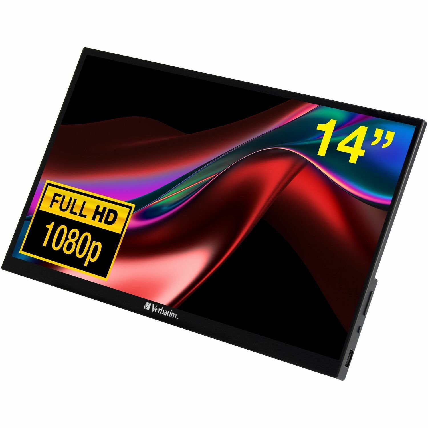 Verbatim PMT-14 14" Class LCD Touchscreen Monitor - 16:9 - 6 ms