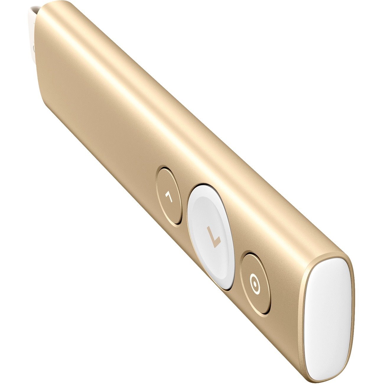 Logitech Spotlight Presentation Remote - Universal Wireless Presentation Clicker with Laser Pointer, Advanced Digital Highlighting, Bluetooth, 30 m Range and Quick Charging, Gold