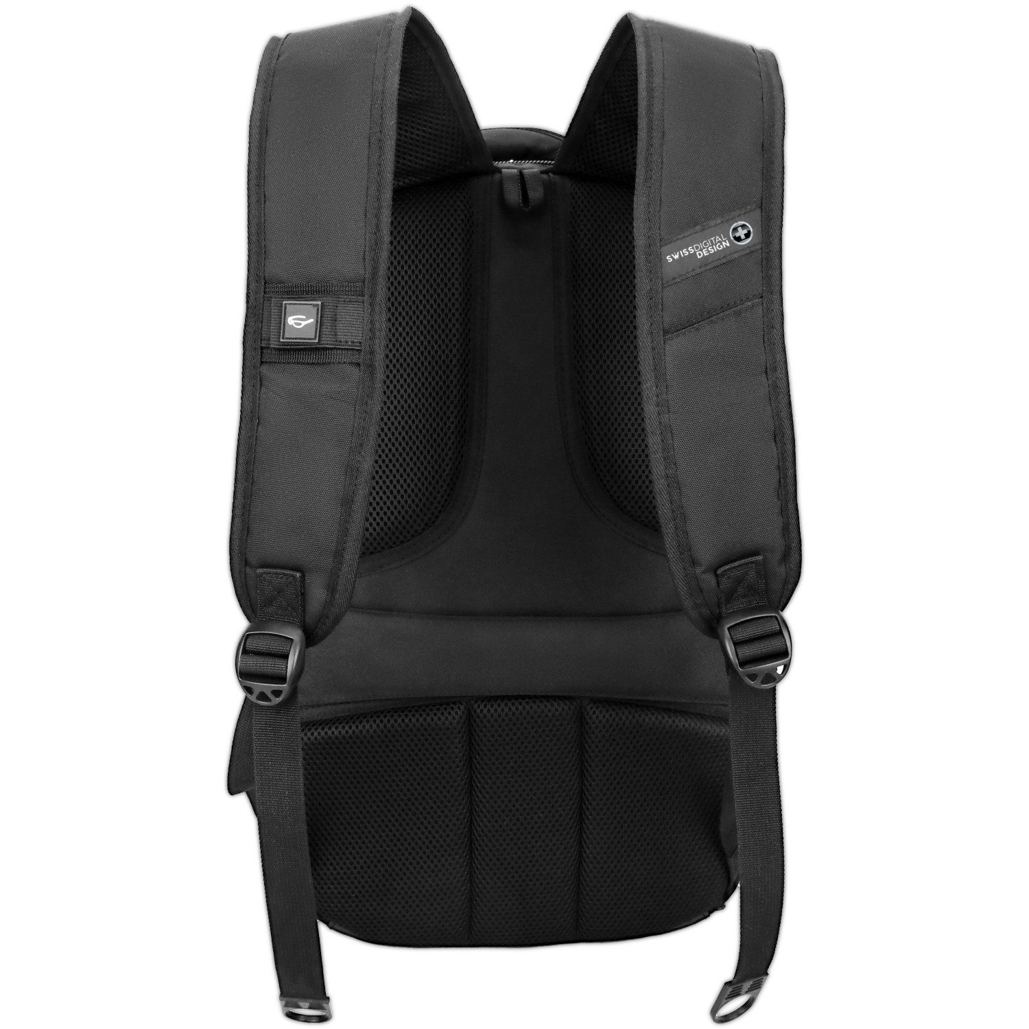 Swissdigital Design Pixel SD-857 Carrying Case (Backpack) for 15.6" to 16" Apple iPhone iPad Notebook, MacBook Pro - Black