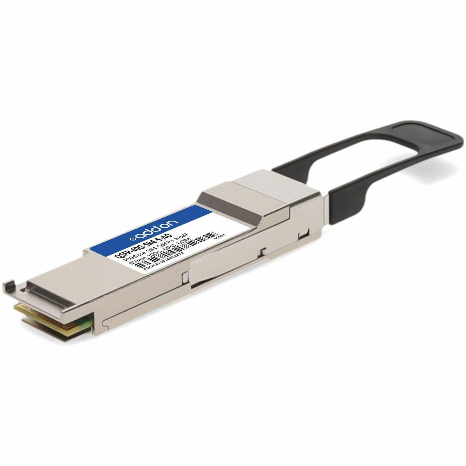AddOn Cisco&reg; QSFP-40G-SR4-S Compatible TAA 40GBase-SR4 QSFP+ Transceiver (MMF, 850nm, 150m, MPO, DOM, 0 to 70C)
