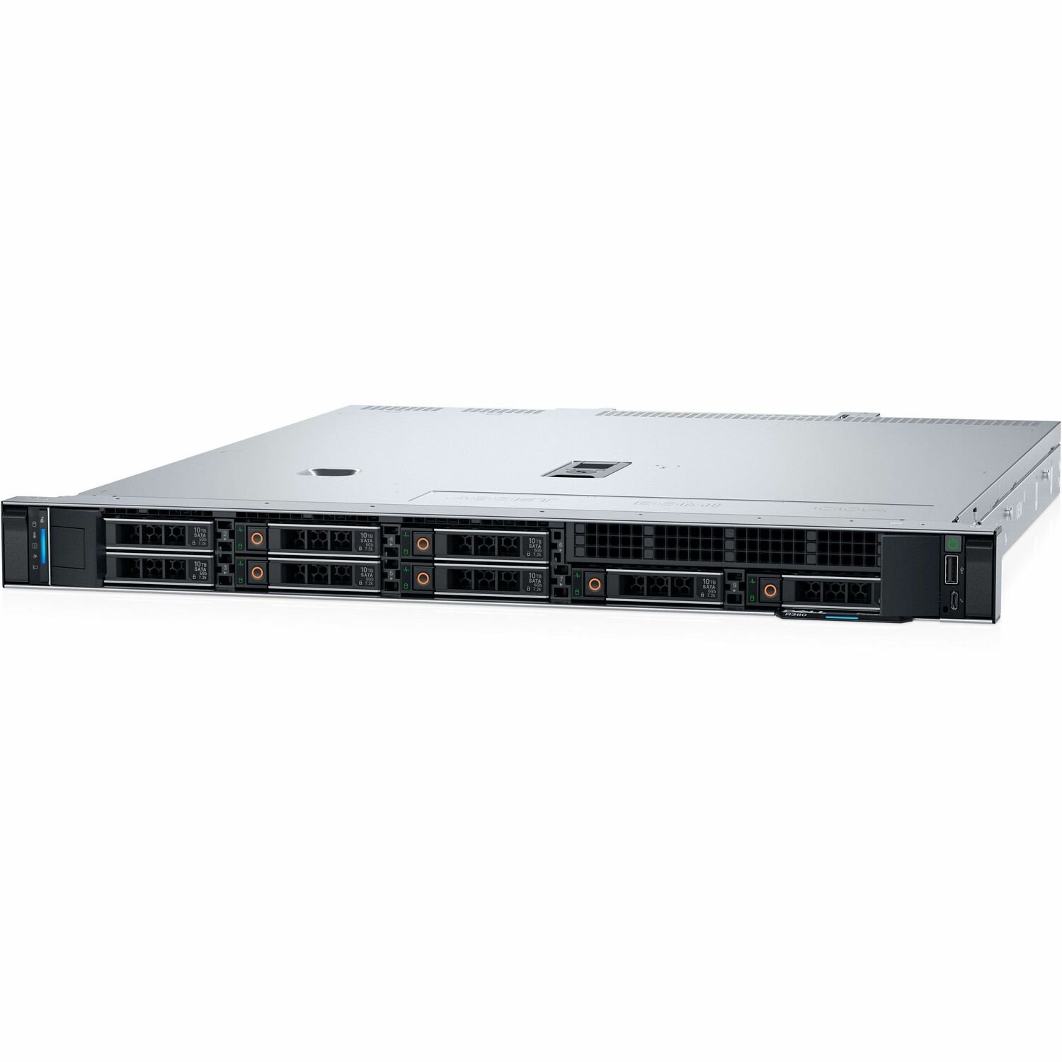 Dell EMC PowerEdge R360 1U Rack-mountable Server - 1 Xeon E-2414 2.60 GHz - 16 GB RAM - 1.20 TB HDD - (1 x 1.2TB) HDD Configuration - Serial Attached SCSI (SAS), Serial ATA Controller