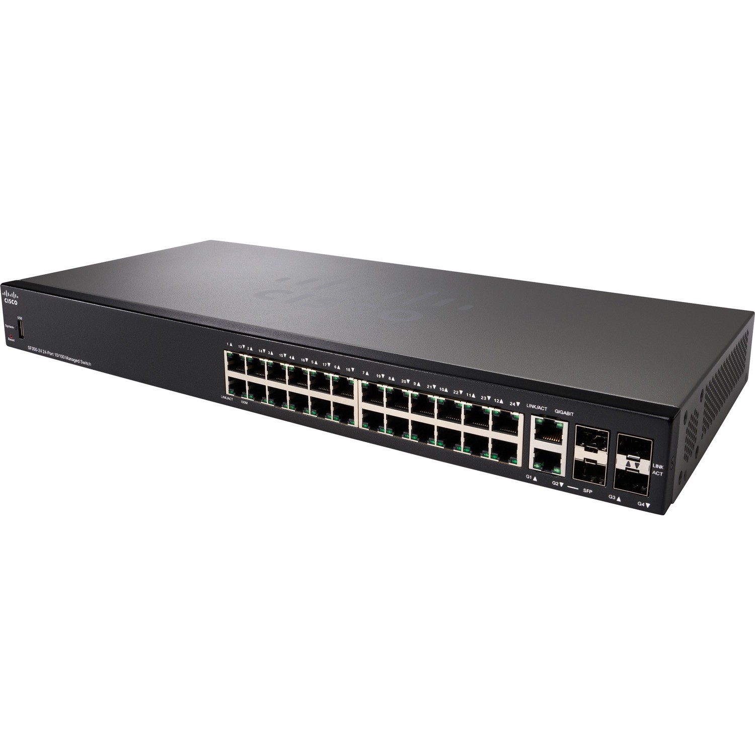 Cisco SF350-24 24-Port 10 100 Managed Switch