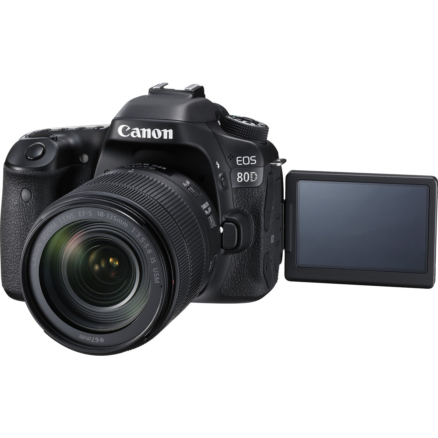 Canon EOS 80D 24.2 Megapixel Digital SLR Camera with Lens - 0.71" - 5.31"