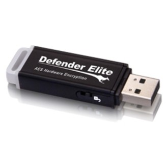 Kanguru Solutions Kanguru 64GB Defender Elite Secure Encrypted Usb 2.0 Flash Drive